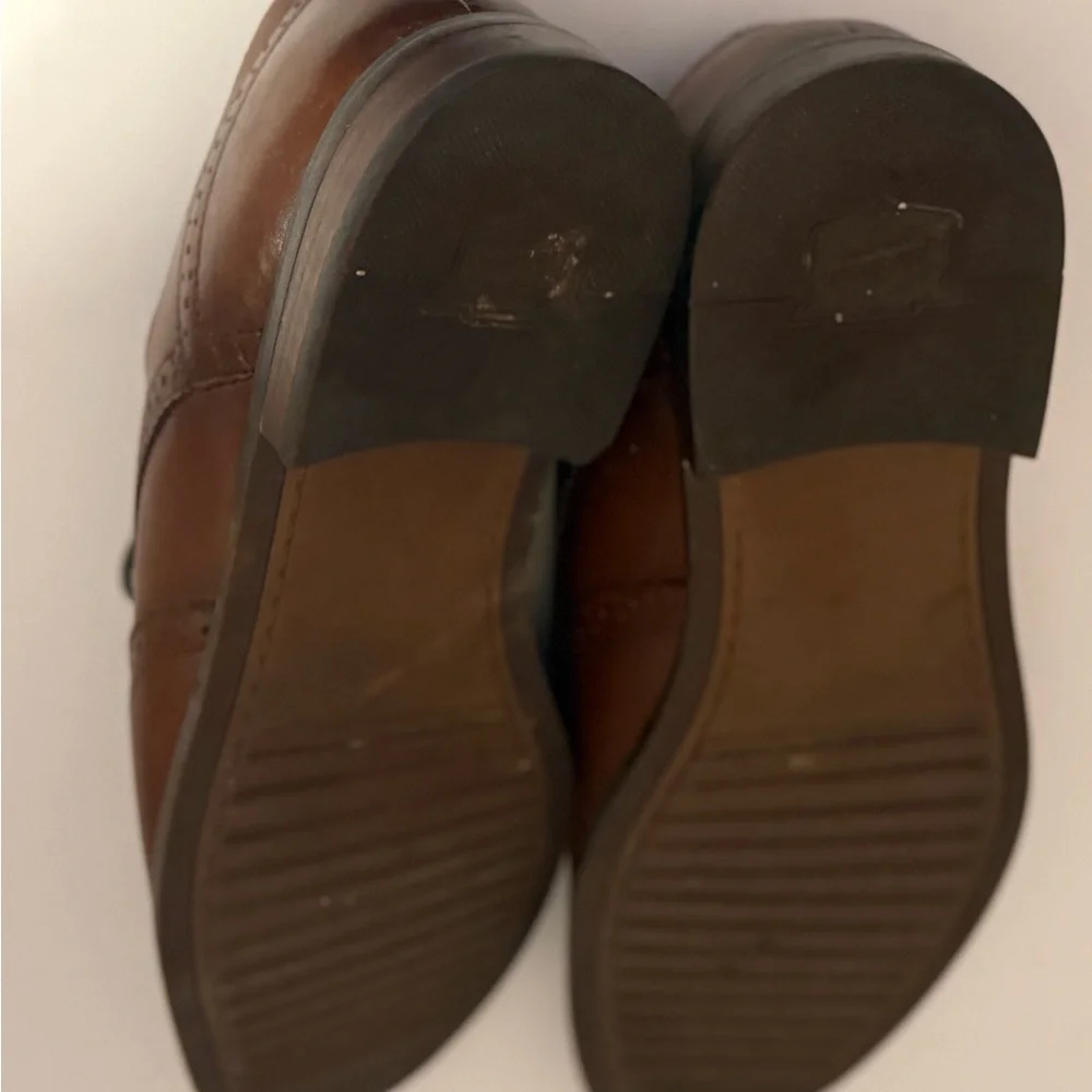 Florsheim Rucci Wingtip Brown Leather Men's Oxfords Size 9.5